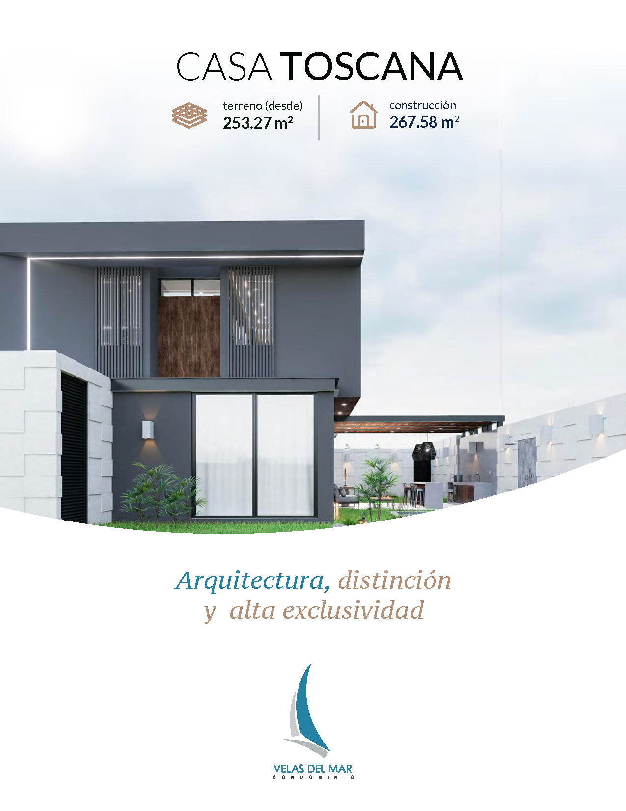 Residencia modelo Toscana en condominio Velas del Mar, Manzanillo - 3 recámaras - 2 baños - en Condominio Velas del Mar, Manzanillo, Colima - $$8,300,000